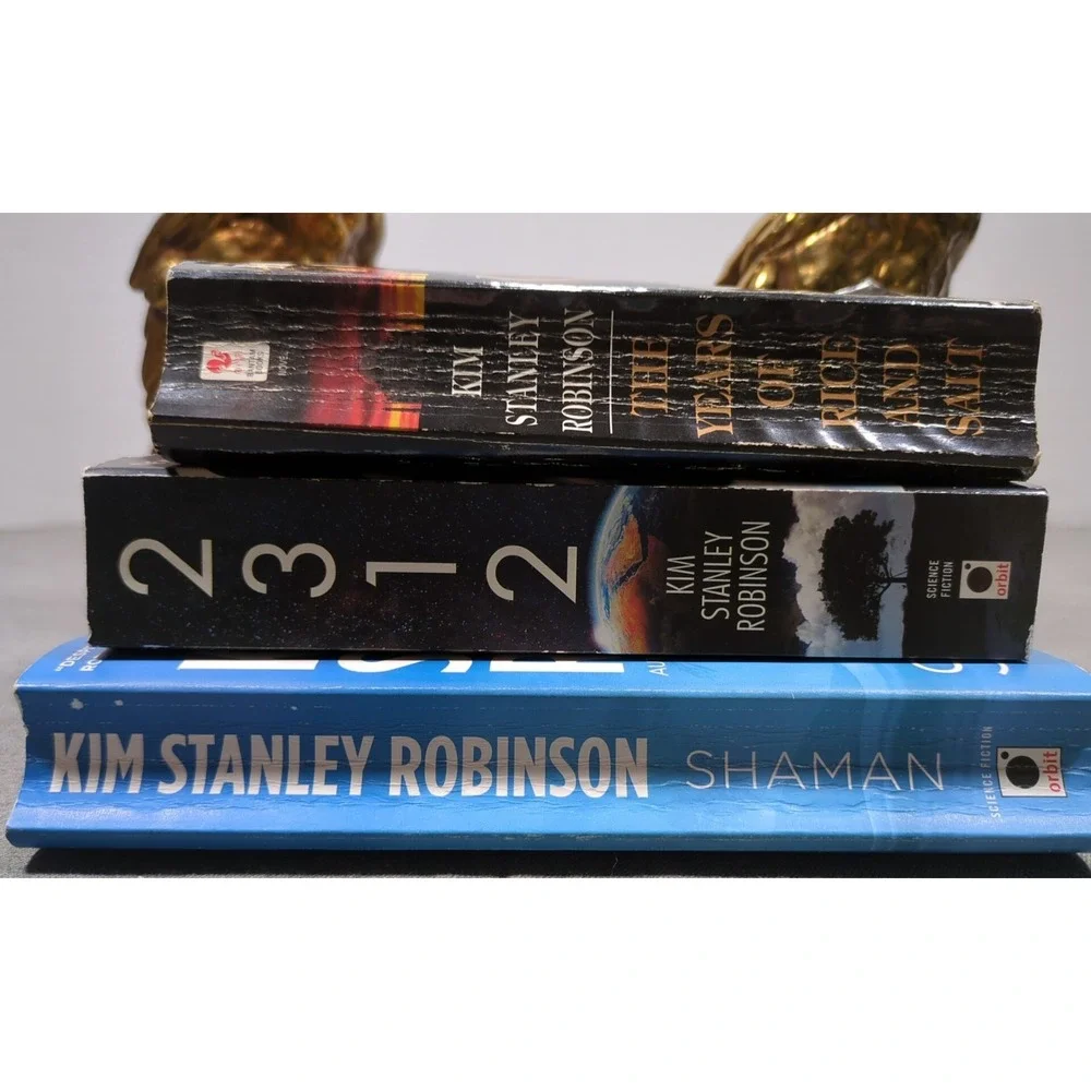 Kim Stanley Robinson The Years of Rice & Salt, 2312, Shaman, Lot of 3 Paperbacks